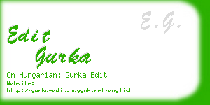 edit gurka business card
